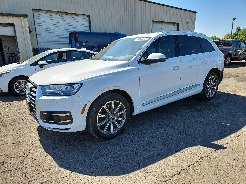 2018 Audi Q7 VIN WA1LAAF79JD031093 — COPART salvage auction photo