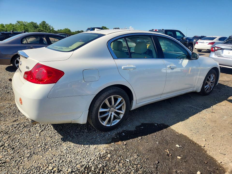 2009 Infiniti G VIN JNKCV61F39M350294 COPART salvage auction — MINOR DENT/SCRATCHES, Pa - Cert Of Title, sold $550 on 2026-07-28 (photo 3)