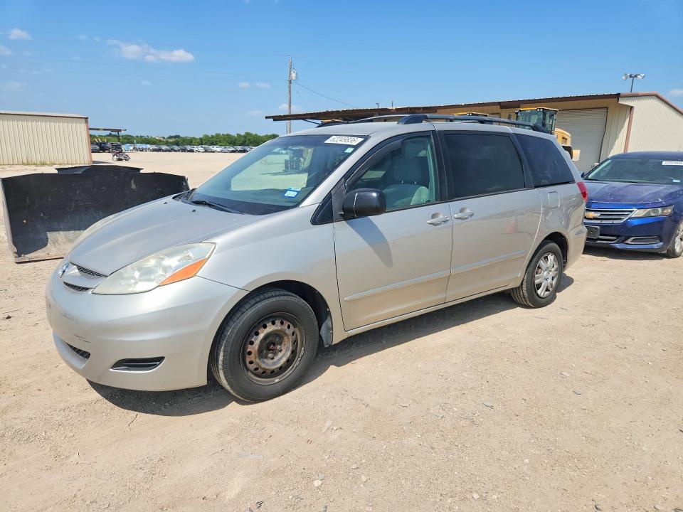 2008 Toyota Sienna VIN 5TDZK23C48S207454 COPART salvage auction — WATER/FLOOD, TX - SALVAGE TITLE-FLOOD DAMAGE (P), sold $500 on 2026-07-29 (photo 1)