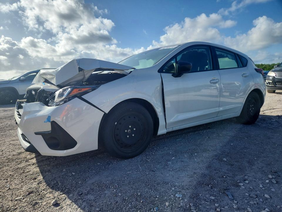 2025 Subaru Impreza VIN JF1GUABC8S8319737 COPART salvage auction — FRONT END, Fl - Certificate Of Destruction, sold $3,550 on 2026-07-21 (photo 1)