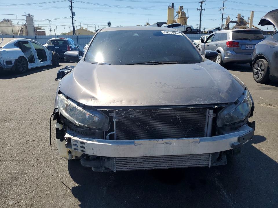 2019 Honda Civic VIN JHMFC1F34KX002710 COPART salvage auction — FRONT END, Ca - Salvage Certificate, sold $2,450 on 2026-07-20 (photo 5)