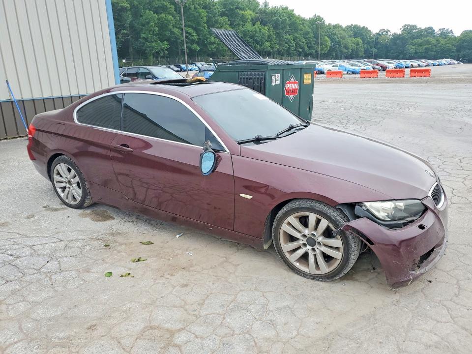 2008 BMW 3 series VIN WBAWV53508PF95242 COPART salvage auction — FRONT END, PA - CERT OF SALVAGE-W=FLOOD VEH, sold $400 on 2026-07-20 (photo 4)