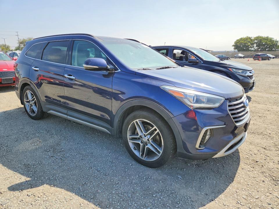 2018 Hyundai Santa fe VIN KM8SR4HF0JU258099 COPART salvage auction — MECHANICAL, Ca - Dis/Dlr/Exp Only Clean Title, sold $2,100 on 2026-07-17 (photo 4)