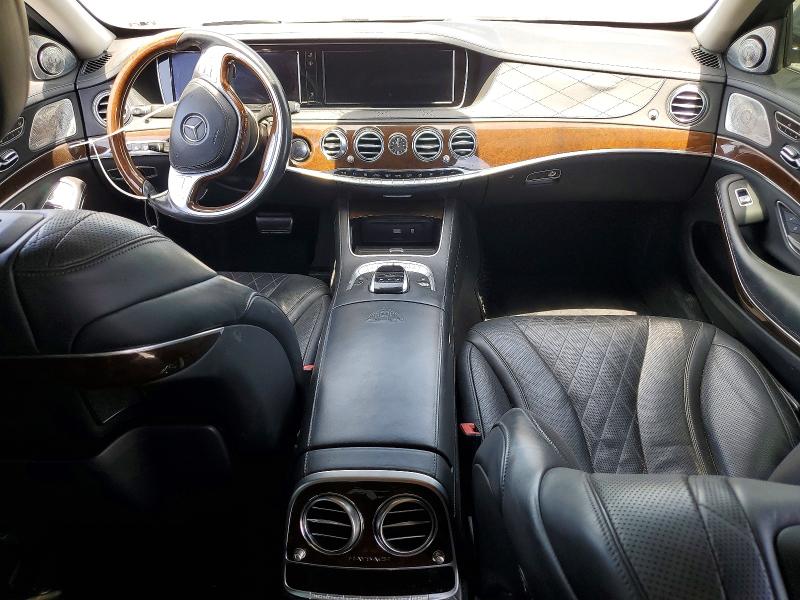 2016 Mercedes-benz S-klasse VIN WDDUX7GBXGA233813 COPART salvage auction — FRONT END, Ca - Dis/Dlr/Exp Only Clean Title (P), sold $12,600 on 2026-08-07 (photo 8)