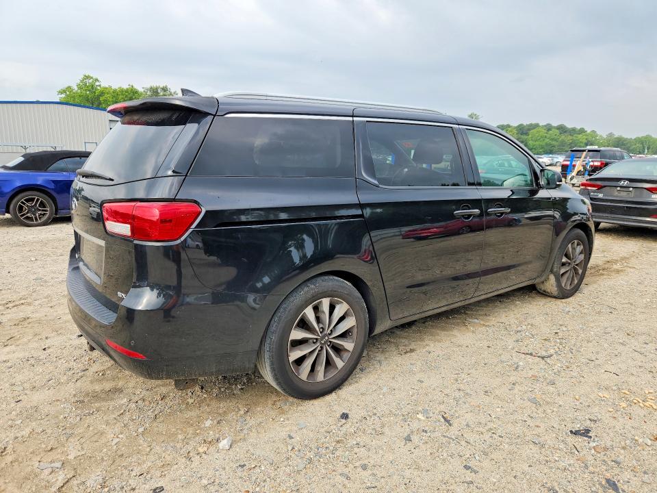 2015 Kia SEDONA VIN KNDMC5C14F6018999 COPART salvage auction — MINOR DENT/SCRATCHES, Va - Certificate Of Title, sold $100 on 2026-07-28 (photo 3)