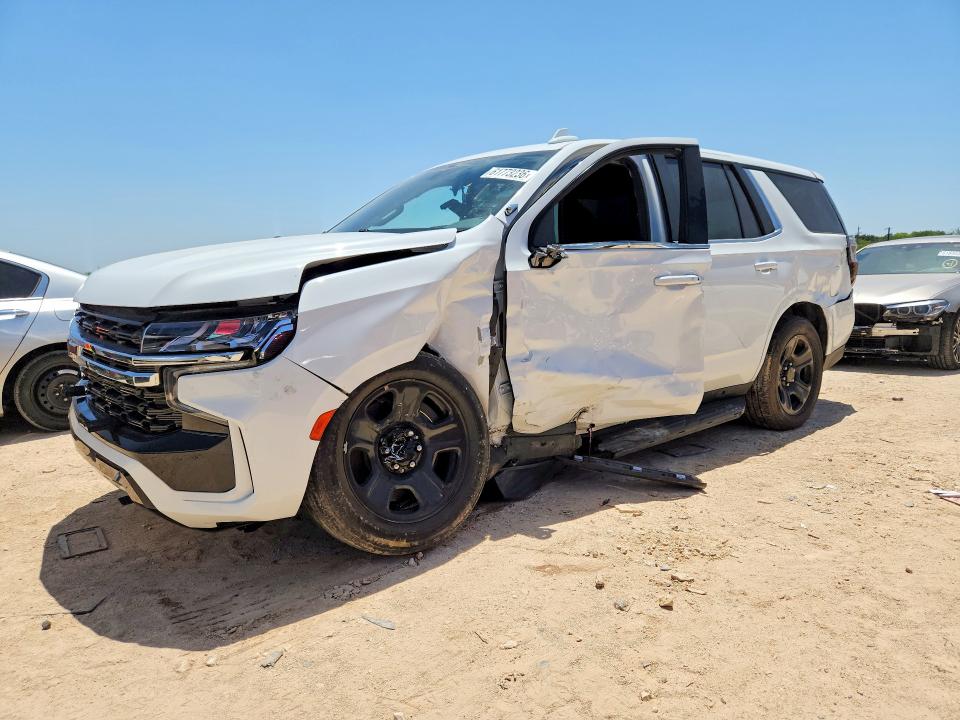 2024 Chevrolet Tahoe VIN 1GNSKLED3RR236951 COPART salvage auction — SIDE, TX - CERTIFICATE OF TITLE (P), sold $22,000 on 2026-08-27 (photo 1)