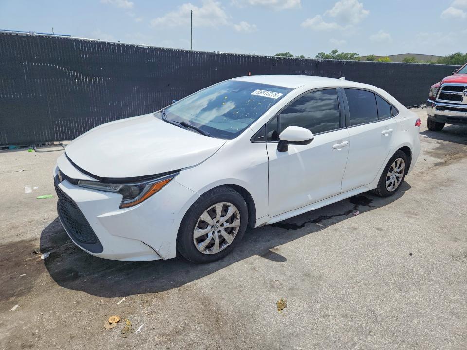 2020 Toyota Corolla VIN 5YFEPRAE3LP025405 COPART salvage auction — MINOR DENT/SCRATCHES, Fl - Certificate Of Title, sold $5,800 on 2026-07-28 (photo 1)