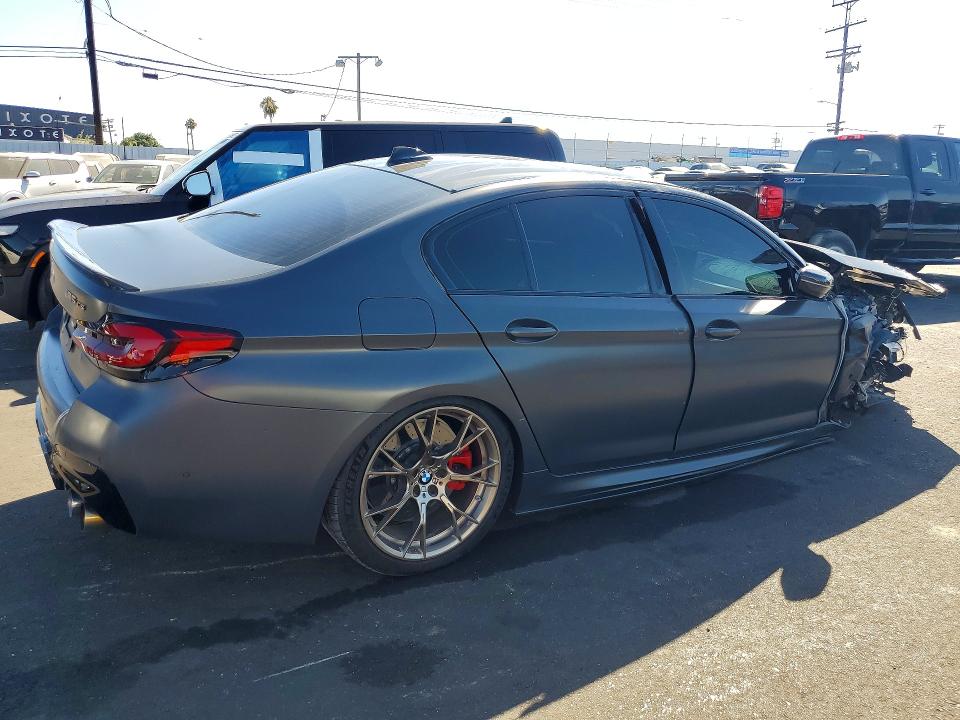 2022 BMW M5 VIN WBS73CH06NCJ05135 COPART salvage auction — FRONT END, Ca - Salvage Certificate, sold $42,250 on 2026-07-29 (photo 3)