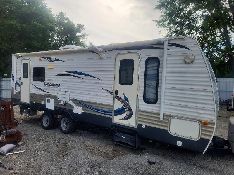 2012 Keystone Springdale VIN 4YDT26623C3102993 COPART salvage auction — HAIL, IL - SALVAGE CERTIFICATE, sold $1,850 on 2026-09-28 (photo 9)