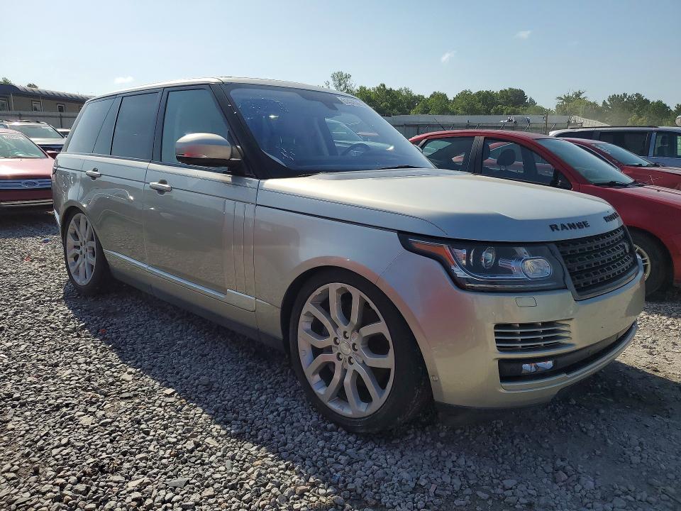 2016 Land rover RANGE ROVER VIN SALGS2EF9GA253476 COPART salvage auction — REAR END, AL - CERTIFICATE OF TITLE, sold $1,250 on 2026-07-23 (photo 4)