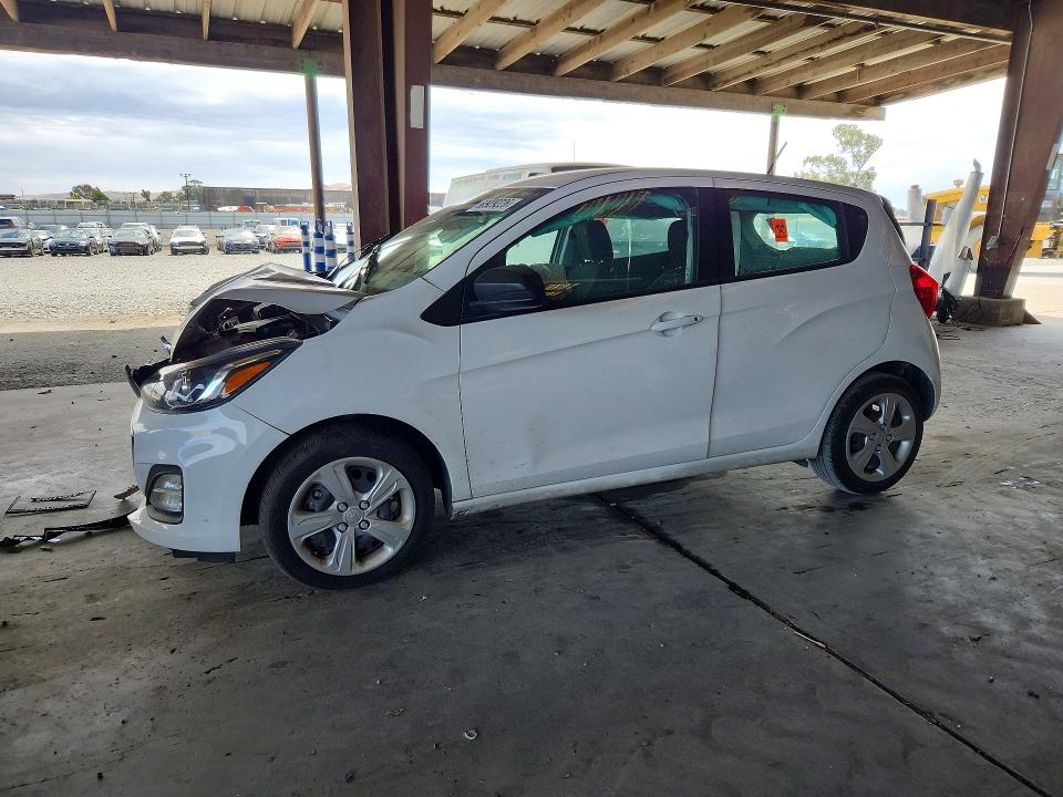 2020 Chevrolet Spark VIN KL8CB6SA3LC442282 COPART salvage auction — FRONT END, Ca - Salvage Certificate, sold $575 on 2026-07-27 (photo 1)