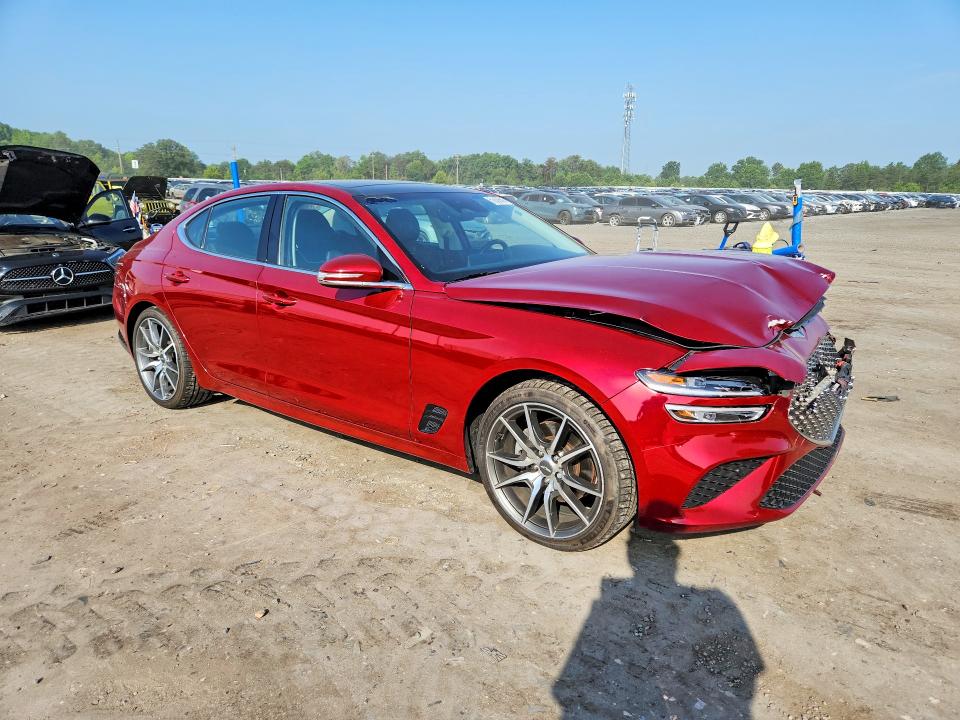 2022 Genesis G70 VIN KMTG34TAXNU103526 COPART salvage auction — FRONT END, Va - Cert Of Title - Salvage, sold $6,400 on 2026-07-29 (photo 4)