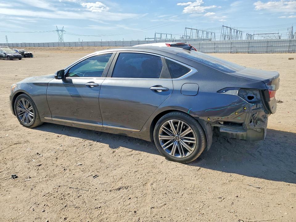 2019 Genesis G80 VIN KMTFN4JE6KU328145 COPART salvage auction — REAR END, Ca - Salvage Certificate, sold $4,600 on 2026-08-03 (photo 2)