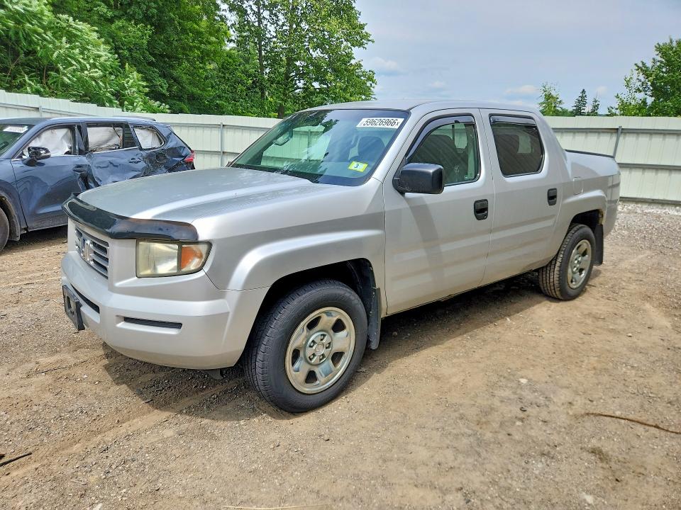2008 Honda Ridgeline VIN 2HJYK16208H533402 COPART salvage auction — FRONT END, Wv - Salvage Certificate, sold $475 on 2026-07-30 (photo 1)