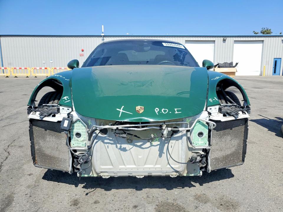 2016 Porsche 911 VIN WP0AB2A97GS122232 COPART salvage auction — FRONT END, Ca - Salvage Certificate, sold $36,500 on 2026-07-22 (photo 5)