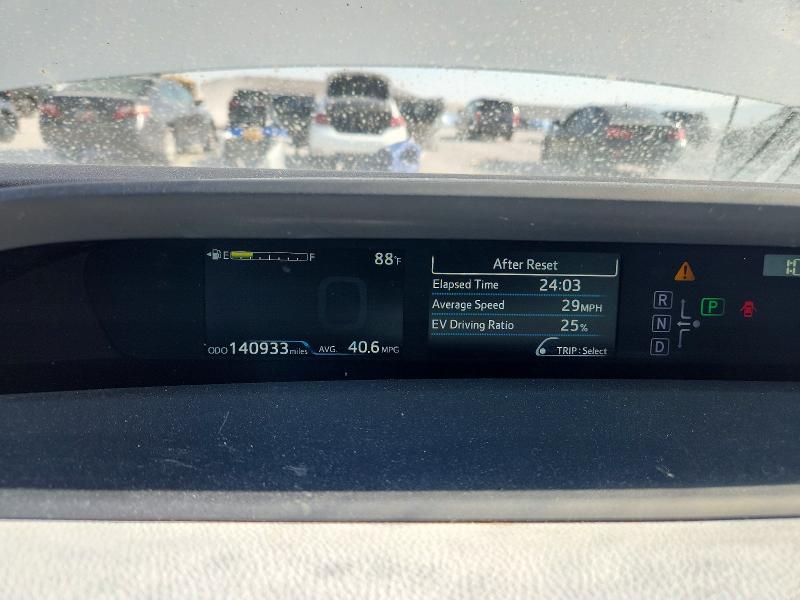 2016 Toyota Prius VIN JTDKARFU0G3514881 COPART salvage auction — MECHANICAL, UT - CERTIFICATE OF TITLE, sold $7,800 on 2026-07-31 (photo 9)