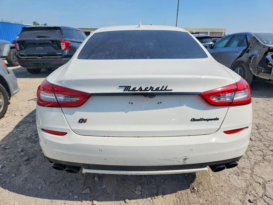 2014 Maserati Quattroporte VIN ZAM56RRA8E1077734 COPART salvage auction — FRONT END, Fl - Cert Of Title Slvg Rebuildable, sold $150 on 2026-08-04 (photo 6)