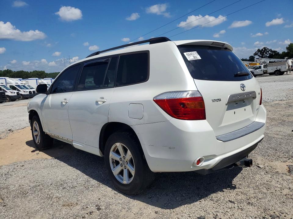 2009 Toyota Highlander VIN JTEES41A692128433 COPART salvage auction — FRONT END, GA - CERTIFICATE OF TITLE (P), sold $1,450 on 2026-07-27 (photo 2)
