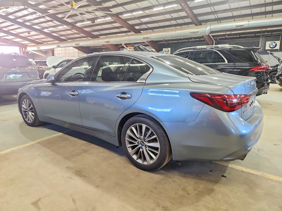 2018 Infiniti Q50 VIN JN1EV7AR8JM436508 COPART salvage auction — SIDE, Tn - Certificate Of Title (P), sold $4,450 on 2026-07-27 (photo 2)