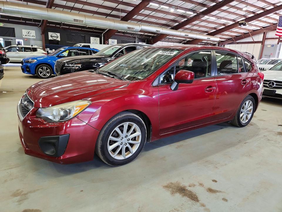2013 Subaru Impreza VIN JF1GPAC61DH812551 COPART salvage auction — MINOR DENT/SCRATCHES, Ma - Certificate Of Title (P), sold $3,100 on 2026-07-31 (photo 1)