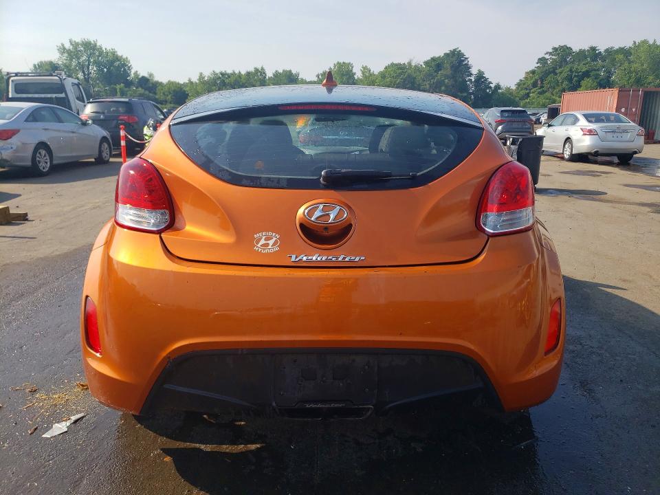 2016 Hyundai Veloster VIN KMHTC6AD5GU252995 COPART salvage auction — FRONT END, Ct - Cert Of Title-Salvage, sold $475 on 2026-07-24 (photo 6)