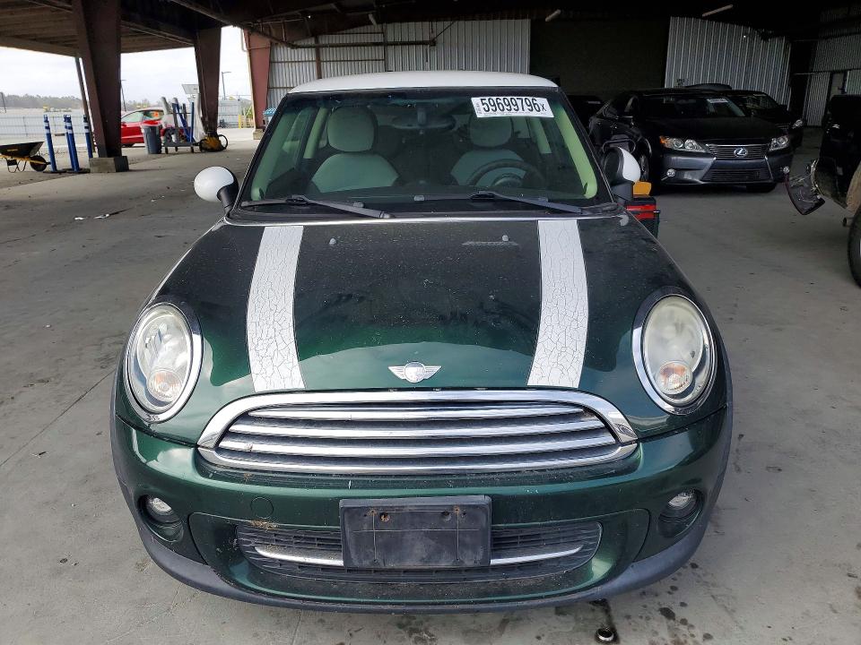 2012 Mini Cooper VIN WMWSU3C53CT366945 COPART salvage auction — VANDALISM, CA - SALVAGE CERTIFICATE, sold $550 on 2026-08-13 (photo 5)