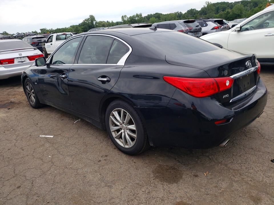 2016 Infiniti Q50 VIN JN1CV7AR7GM251284 COPART salvage auction — FRONT END, Ct - Cert Of Title-Salvage, sold $1,050 on 2026-07-31 (photo 2)