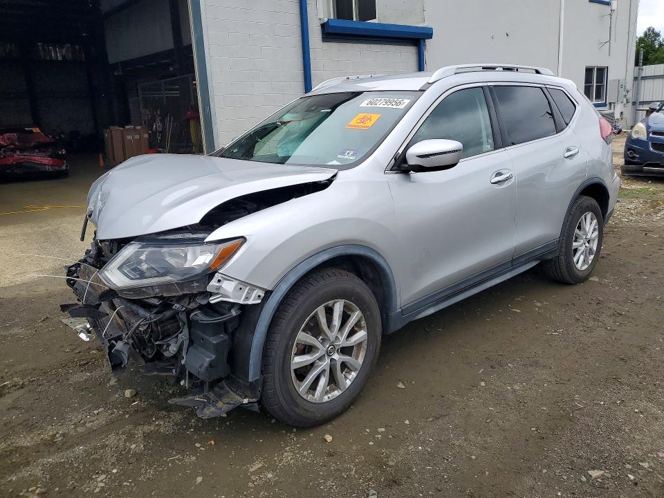 2019 Nissan Rogue VIN KNMAT2MV0KP504247 COPART salvage auction — FRONT END, NJ - CERT OF TITLE-SALVAGE (P), sold $525 on 2026-07-20 (photo 1)