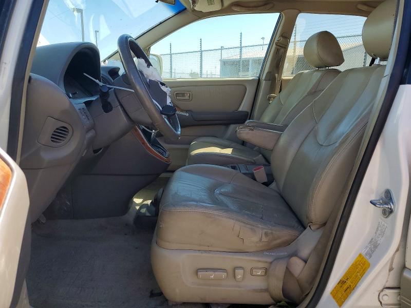 2000 Lexus Rx 300 VIN JT6GF10U1Y0067327 COPART salvage auction — FRONT END, CA - SALVAGE CERTIFICATE, sold $425 on 2026-07-27 (photo 7)
