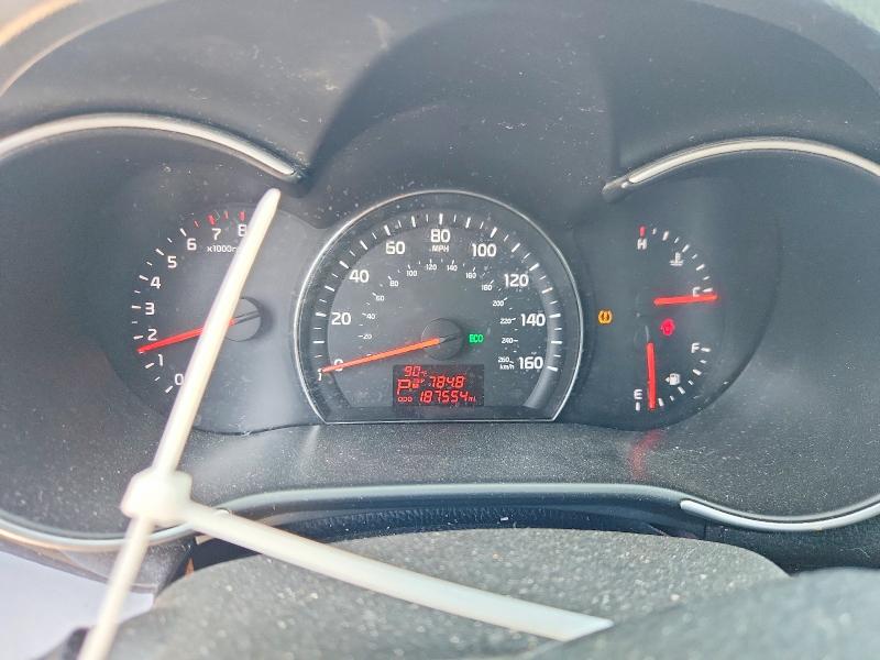 2014 Kia VIN 5XYKT3A69EG425030 COPART salvage auction — FRONT END, Tx - Certificate Of Title, sold $200 on 2026-07-10 (photo 9)