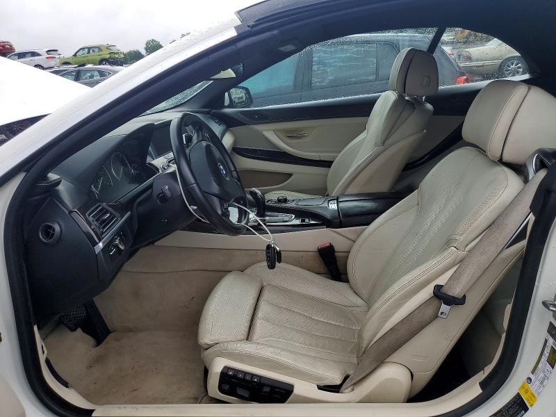 2012 BMW 6er VIN WBALZ3C52CDL70405 COPART salvage auction — NORMAL WEAR, Nj - Certificate Of Title, sold $2,900 on 2026-07-14 (photo 7)