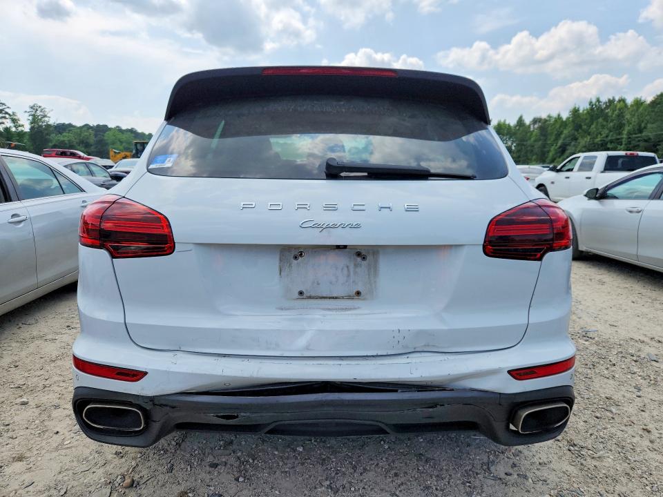 2017 Porsche Cayenne VIN WP1AA2A21HKA85751 COPART salvage auction — MECHANICAL, Va - Cert Of Title - Salvage, sold $2,750 on 2026-07-28 (photo 6)