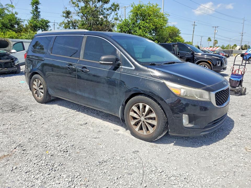 2016 Kia SEDONA VIN KNDMC5C1XG6145936 COPART salvage auction — NORMAL WEAR, Fl - Certificate Of Title, sold $875 on 2026-07-25 (photo 4)