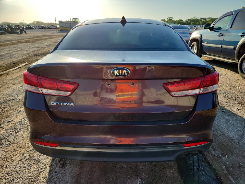 2016 Kia Optima VIN 5XXGT4L32GG011013 COPART salvage auction — MECHANICAL, Ks - Cert Of Title-Rebuilt Salvage, sold $625 on 2026-07-22 (photo 6)