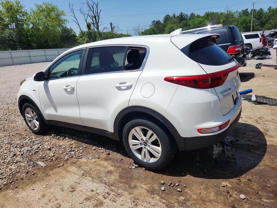 2019 Kia Sportage VIN KNDPMCAC6K7592530 COPART salvage auction — SIDE, Wi - Junked Vehicle Bill Of Sale, sold $2,250 on 2026-07-13 (photo 2)