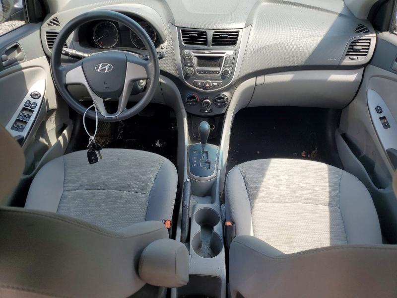 2015 Hyundai Accent VIN KMHCT4AE8FU792403 COPART salvage auction — FRONT END, MD - CERT OF SALVAGE > 75% DAMAGE, sold $750 on 2026-07-30 (photo 8)