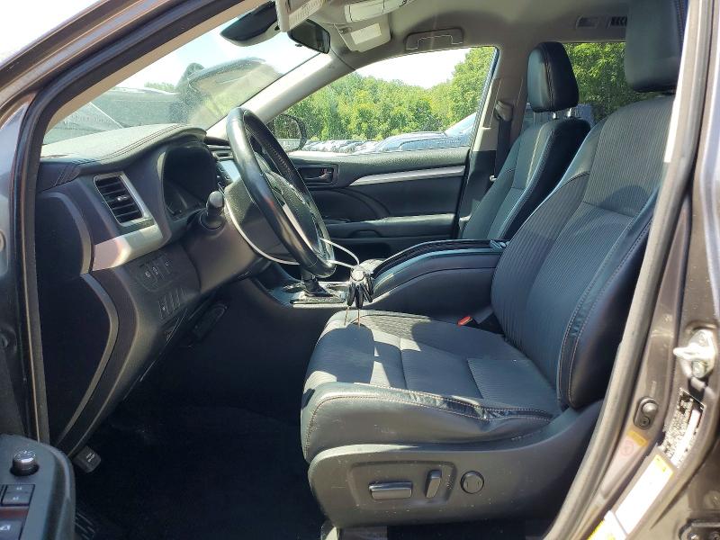2018 Toyota Highlander VIN 5TDBZRFH9JS843287 COPART salvage auction — BURN, Ma - Cert Of Title-Salvage, sold $275 on 2026-07-23 (photo 7)
