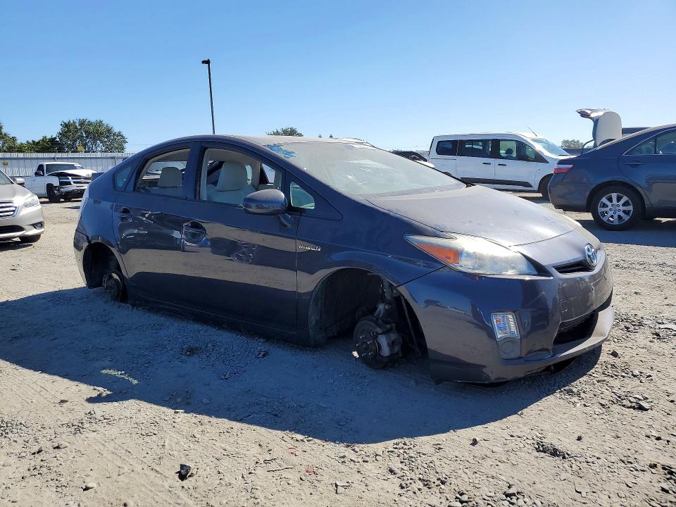 2011 Toyota Prius VIN JTDKN3DU9B0278472 COPART salvage auction — VANDALISM, Ca - Salvage Certificate, sold $575 on 2026-07-16 (photo 4)
