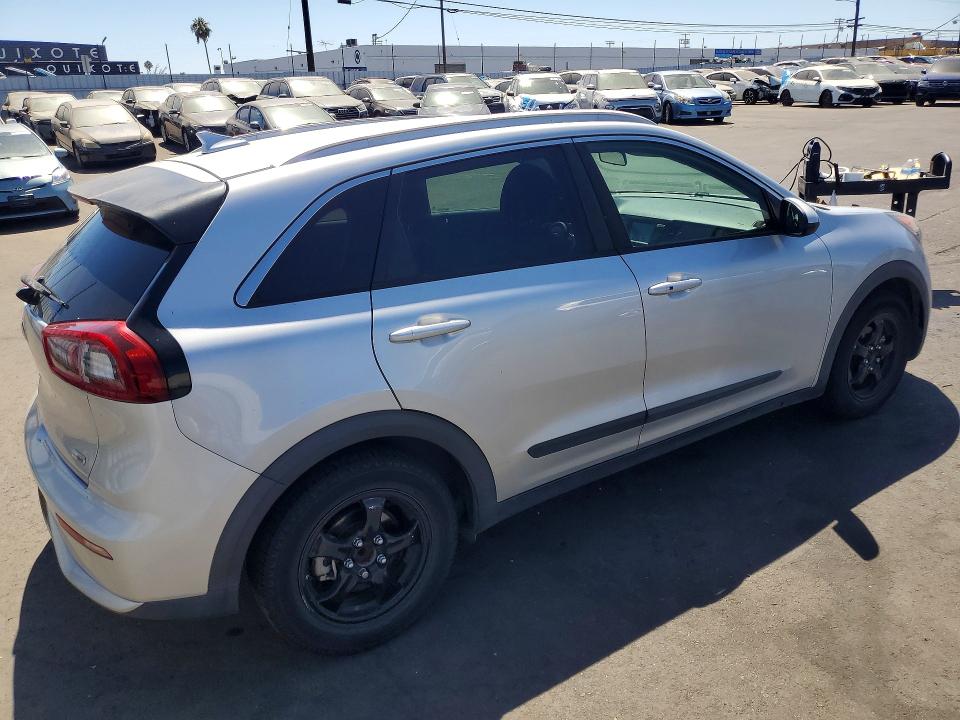 2018 Kia Niro VIN KNDCB3LC2J5212014 COPART salvage auction — FRONT END, Ca - Salvage Certificate, sold $1,000 on 2026-07-15 (photo 3)