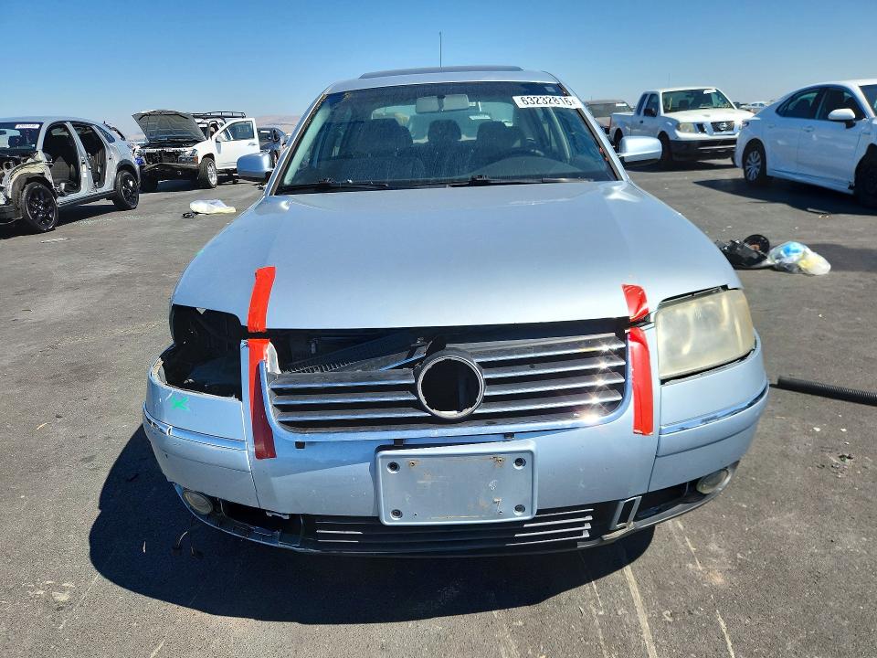 2003 Volkswagen Passat VIN WVWPD63B13P398026 COPART salvage auction — FRONT END, CA - SALVAGE CERTIFICATE, sold $175 on 2026-08-10 (photo 5)
