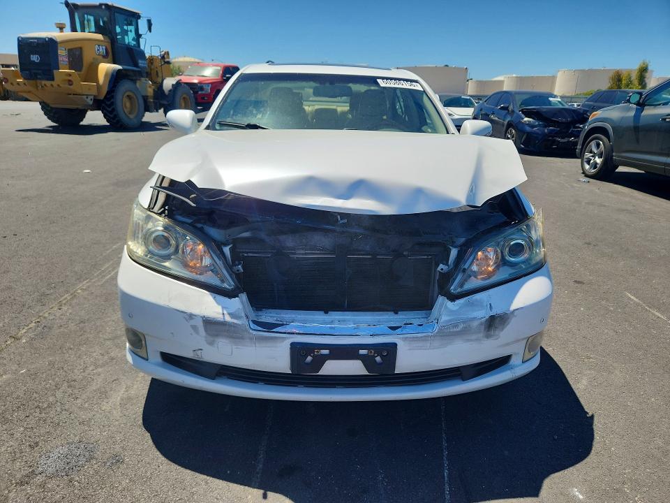 2012 Lexus ES VIN JTHBK1EGXC2507140 COPART salvage auction — FRONT END, Ca - Salvage Certificate, sold $1,750 on 2026-07-22 (photo 5)