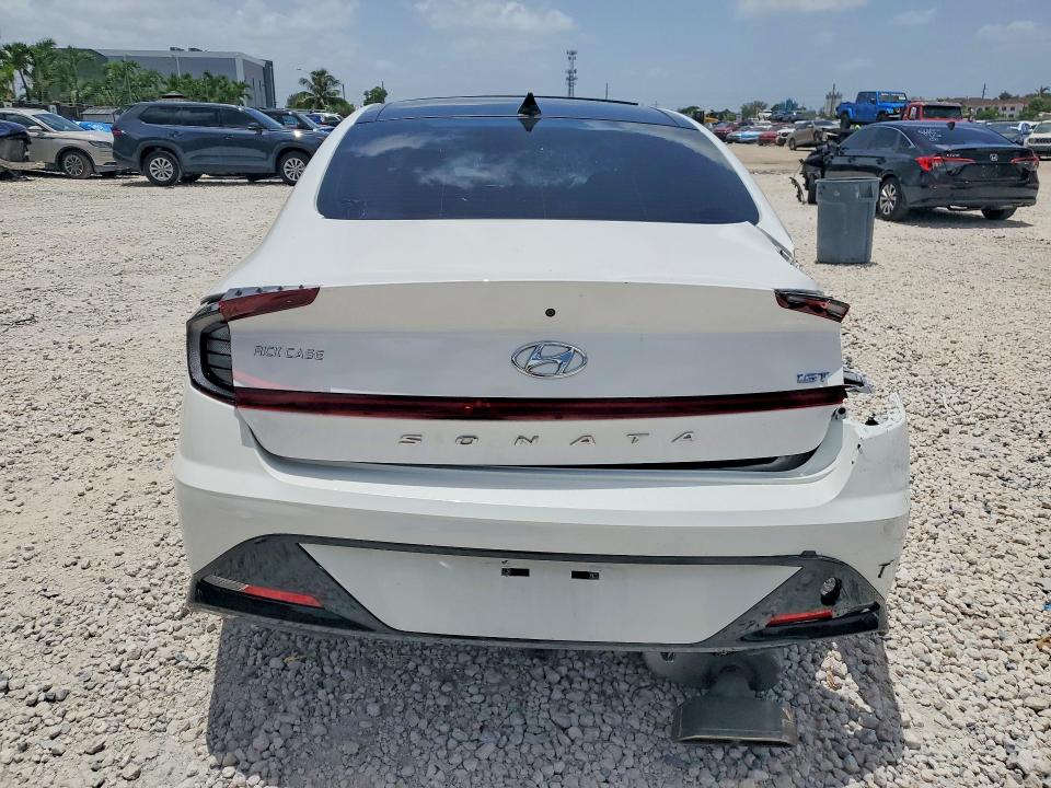 2022 Hyundai Sonata VIN KMHL44J20NA240915 COPART salvage auction — FRONT END, Fl - Certificate Of Destruction, sold $125 on 2026-07-21 (photo 6)