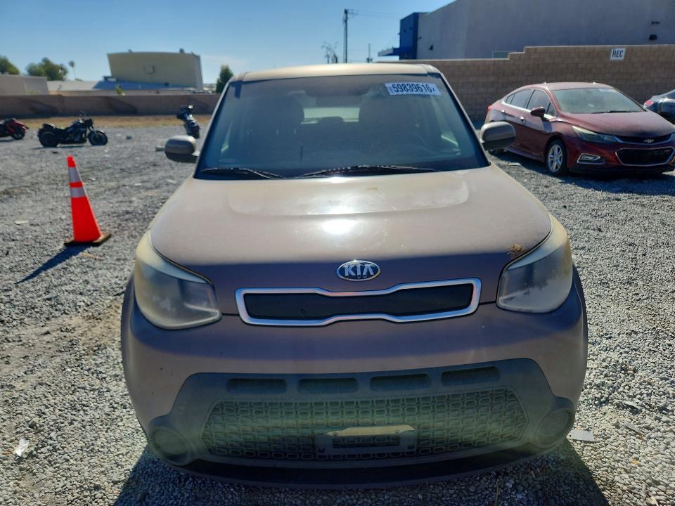 2015 Kia Soul VIN KNDJN2A28F7219757 COPART salvage auction — MECHANICAL, Ca - Dis/Dlr/Exp Only Clean Title, sold $575 on 2026-07-22 (photo 5)