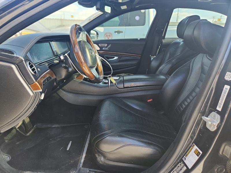 2015 Mercedes-benz S-klasse VIN WDDUG8FB0FA158531 COPART salvage auction — WATER/FLOOD, Tx - Certificate Of Title, sold $3,150 on 2026-07-09 (photo 7)