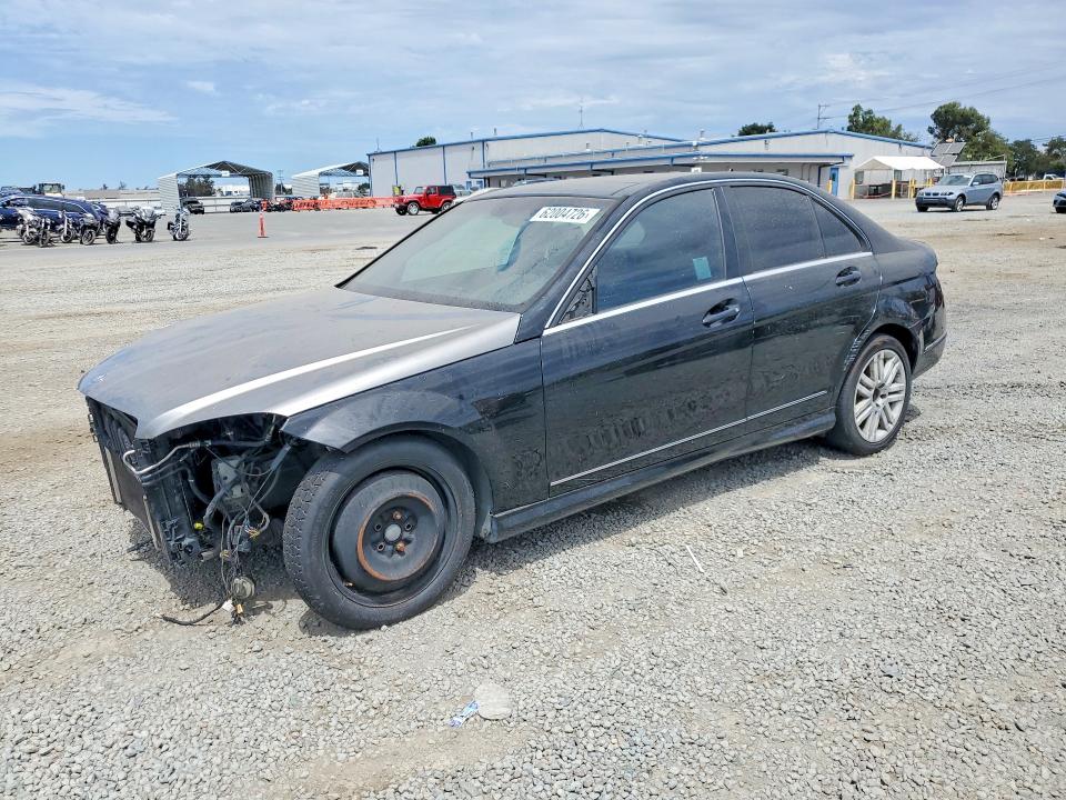 2009 Mercedes-benz C class VIN WDDGF56X99R052739 COPART salvage auction — FRONT END, Ca - Cert Of Title-Salvaged, sold $125 on 2026-07-28 (photo 1)