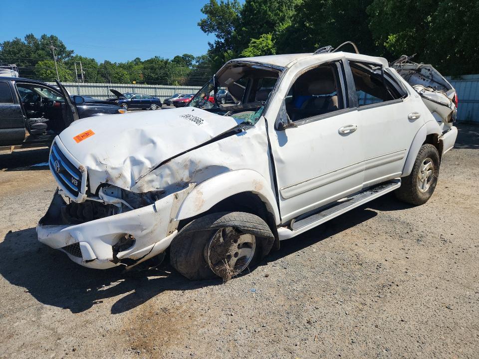 2002 Toyota Sequoia VIN 5TDZT38A12S121245 COPART salvage auction — ROLLOVER, LA - CERT OF TITLE-SALVAGE, sold $20 on 2026-07-23 (photo 1)