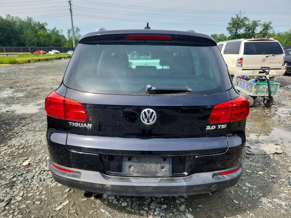 2014 Volkswagen Tiguan VIN WVGAV3AXXEW608871 COPART salvage auction — FRONT END, MD - CERTIFICATE OF TITLE, sold $900 on 2026-08-16 (photo 6)