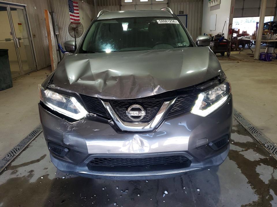 2016 Nissan Rogue VIN KNMAT2MVXGP689270 COPART salvage auction — REAR END, Pa - Certificate Of Salvage, sold $725 on 2026-07-30 (photo 5)