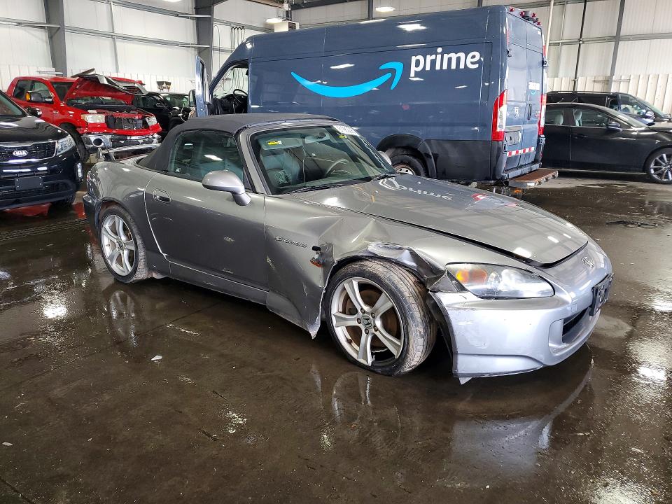 2008 Honda S2000 VIN JHMAP21408S001984 COPART salvage auction — FRONT END, Mn - Cert Of Title-Salvage, sold $11,400 on 2026-08-27 (photo 4)