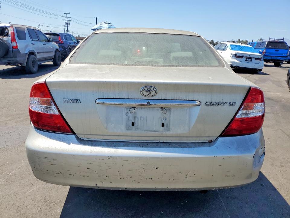 2003 Toyota Camry VIN JTDBE32KX30227629 COPART salvage auction — FRONT END, CA - SALVAGE CERTIFICATE, sold $625 on 2026-07-27 (photo 6)